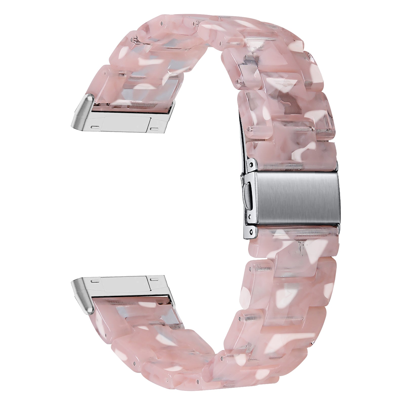 For Fitbit Versa 4 Sense 2 Resin Watch Band Strap Adjustable Bracelet with Stainless Steel Buckle For Fitbit Versa 4 Sense 2 Resin Watch Band Strap Adjustable Bracelet with Stainless Steel Buckle